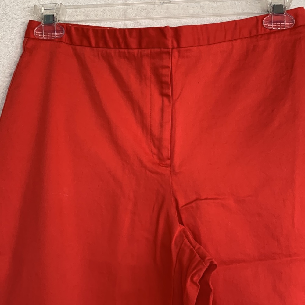 Charter club crop pants. Good stretch good condition. Orange red color - Picture 2 of 5